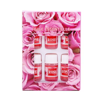 Coffret 6 Huiles Essentielles – Parfums Solubles dans l’Eau – Pour Diffuseur, Humidificateur, Parfum Voiture ou Recharge Désodorisant