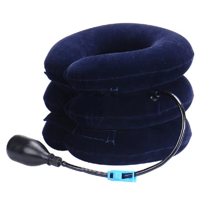 1Pcs Neck Stretcher Inflatable Cervical Neck Traction Brace Breathable Comfortable Protection Prevent Cervical Forward Leaning